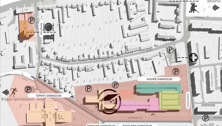 XXI. szászadi körülmények az új középiskolai Campus